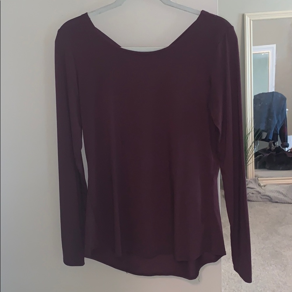 Athleta Plum Long Sleeve Shirt
